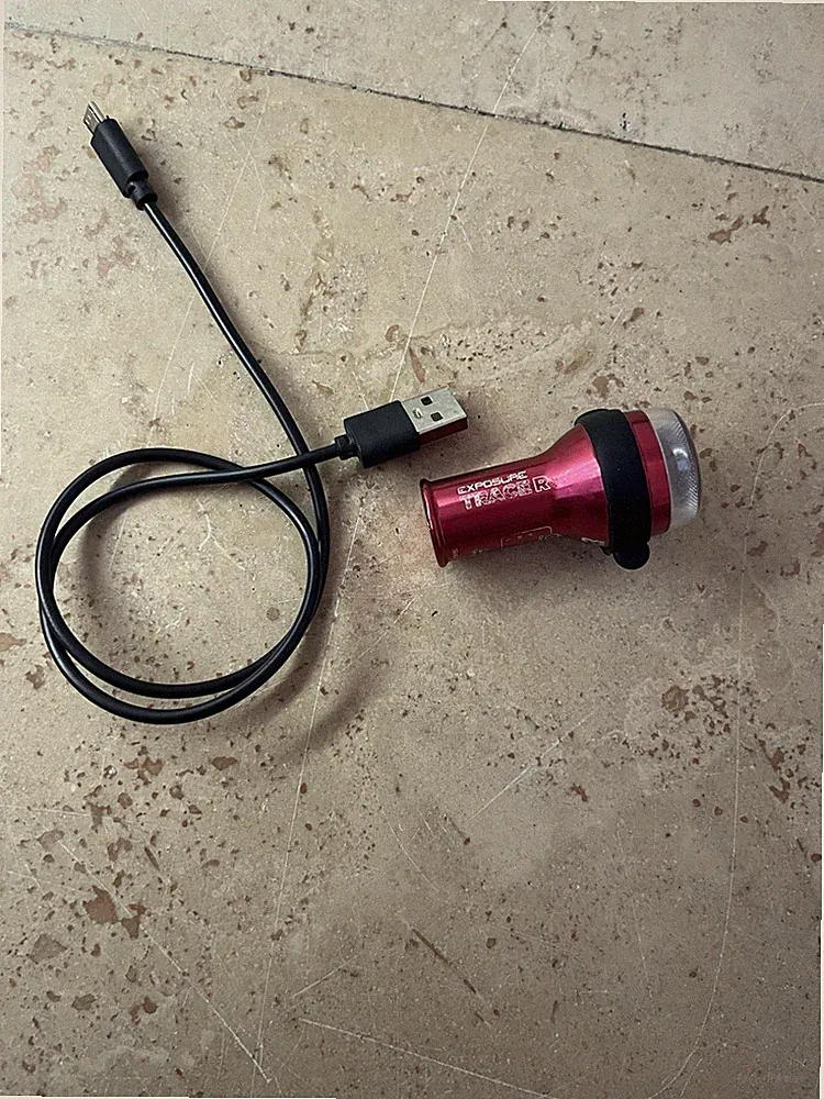 Exposure Tracer React Red Bike Light Used