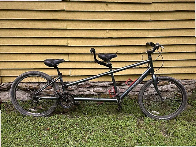 Gray Trek T900 Tandem Bicycle