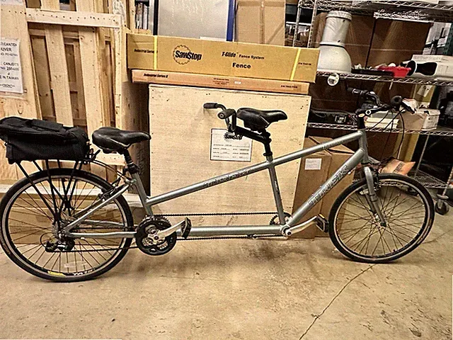 Gray Trek T900 Tandem Bicycle