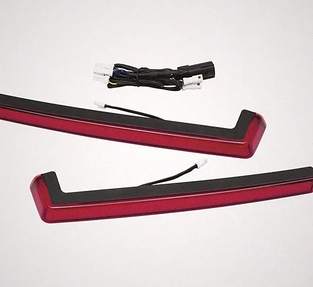 Kuryakyn Tracer Tour-Pak Light - Side Light with Red Lens Motorcycle Street Bike