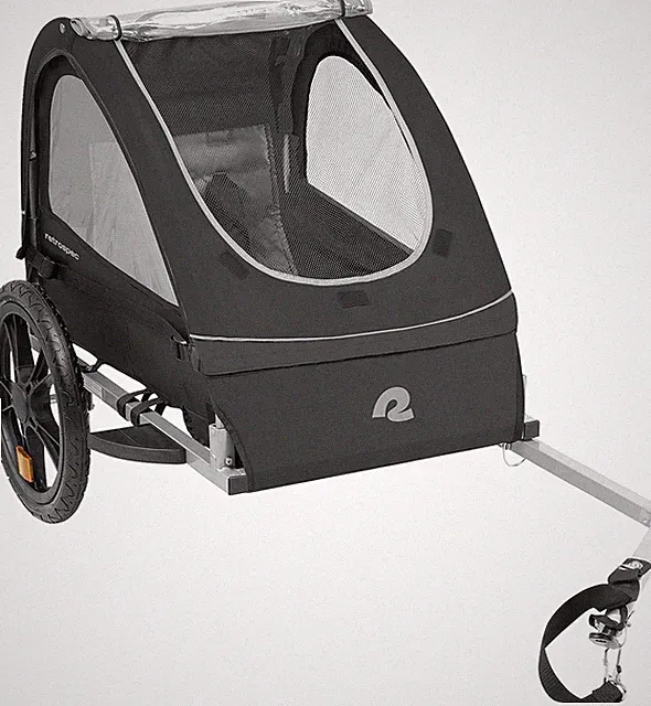 Rover Kids Bicycle Trailer for 1 or 2 Passengers - Foldable Design