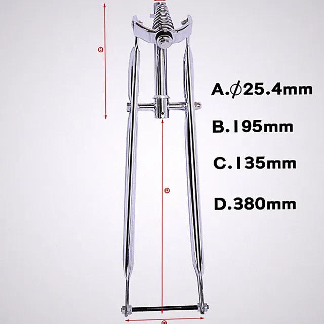 Tracer 1'' Steel Springer Bike Fork Threaded for 20*3.0 FAT Tire Coaster Brake