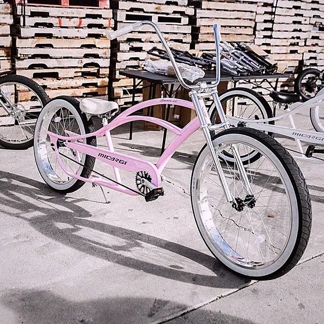 Tracer Bronco 29" Stretch Beach Cruiser Bike Women Pink H Bar 1 SP Coaster Brake