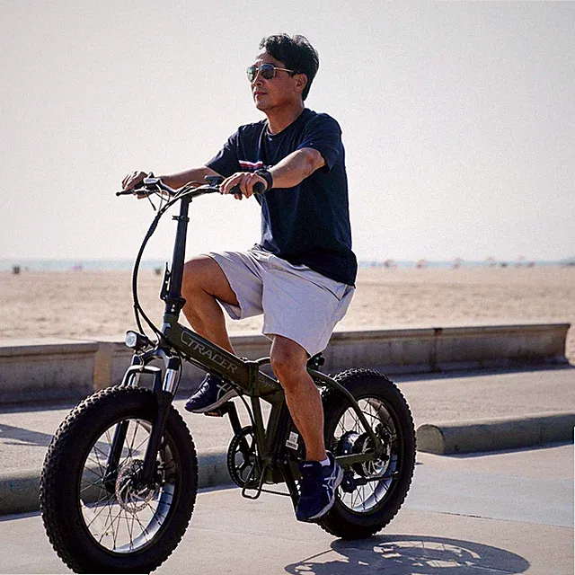 Tracer Coyote 500W 20'' Folding Electric Bike 48V/13Ah 25 MPH 7 Speed Fat Tires
