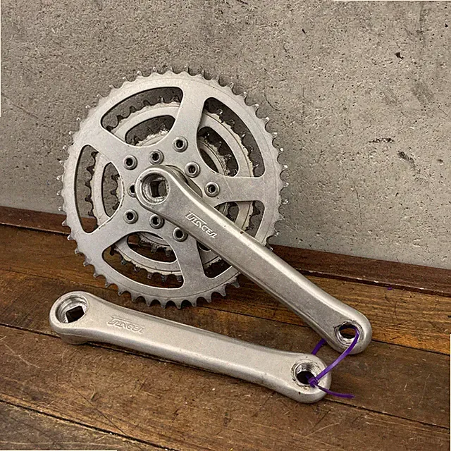 Vintage Tracer Crank Set TRIPLE 170 Klunker MTB Raleigh Mountain Tour 80s ATB 74